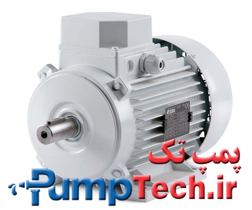 الکتروموتور سه فاز القایی استاندارد ولتاژ پایین MT1 ایتال موتور - 6 قطب