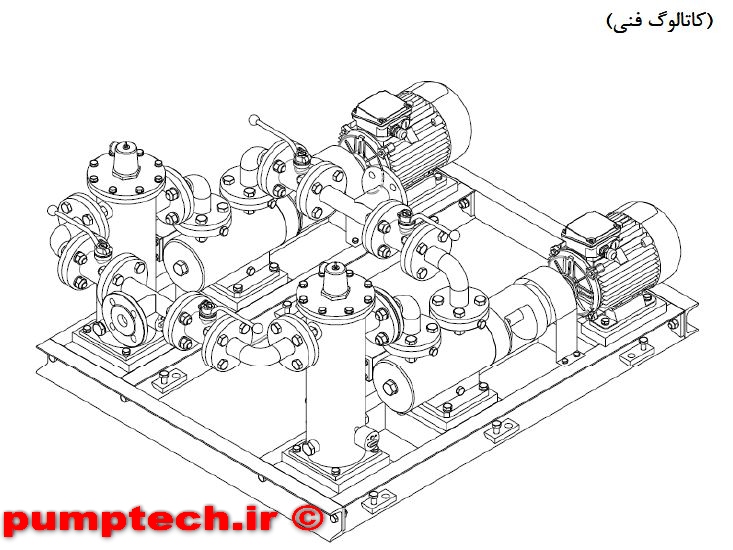 سیستم پمپ های سه پیچی با فیلتر و سوپاپ A-SV
